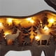 thumbnail image 4 of Alce ahuecado Monstrate con luz LED Estilo retro Navidad Silueta Estatuilla Artesanía Escritorio Bosque Animales Oficina, 4 of 6