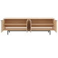 thumbnail image 5 of Nexera Hamilton Tv Stand with 4 Storage Cabinets Fits Tv's up to 70", Natural Blonde Oak, 5 of 9