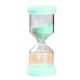 thumbnail image 2 of Reloj de arena Poaug de 3 minutos en oferta, temporizador para ducha o cepillado de dientes, con ventosa, decoración del hogar, color verde, 2 of 2