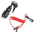 thumbnail image 1 of Ignition Switch Key Safety Lanyard Lock Assembly for OMC BRP 1996 Up Johnson Evinrude 5005801 for Evinrude for Johnson, 1 of 5