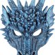 thumbnail image 4 of Cubierta de La Cabeza Llena de La de La Cabeza Del Dragón de La Malvado Espeluznante para Adultos para Adultos de La de La Fiest Azul, 4 of 5