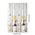 thumbnail image 6 of Extra Long Shower Curtain Liner Waterproof Machine Washable & Wrinkle-Free Shower Curtain Floral Bathtub Bathroom Home Decor,71"x47", 6 of 6