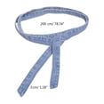 thumbnail image 3 of SIEYIO Trendy Self Tied Denims Waistband Adjustable Waist Belt for Women Clothing Accs, 3 of 17