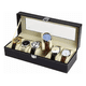 thumbnail image 4 of Organizador De Relojes Y Joyas 6 Espacios Caja Para Relojes Modelo Negro, 4 of 4
