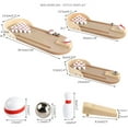 thumbnail image 4 of B Medium Wooden Desktop Bowling Game Toy Mini Sports Activity For Family Fun, 4 of 8