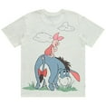 thumbnail image 2 of Disney Ladies Winnie The Pooh Shirt, Vintage Pooh Graphic Tee Ivory Cream - M, 2 of 7