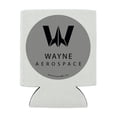 thumbnail image 2 of Justice League Movie Wayne Aerospace Can Cooler - Drink Sleeve Hugger Collapsible Insulator - Beverage Insulated Holder, 2 of 4