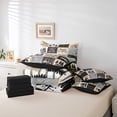 thumbnail image 5 of YST Camper Twin Comforter Set 7 Piece For Bunk Travel Trailers,Rustic Plaid Camping Car Bed In A Bag Camping Accessories Bedding Set For Rv Camper,Country Cabin Lodge Bed Set Brown Beige, 5 of 5