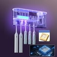 thumbnail image 2 of Toothbrush Holders for Bathrooms, Toothbrush Sanitizer Holder for Kids and Adult, Electric Toothbrush Holders Wall Mounted with Toothpaste Dispenser, 2 of 3