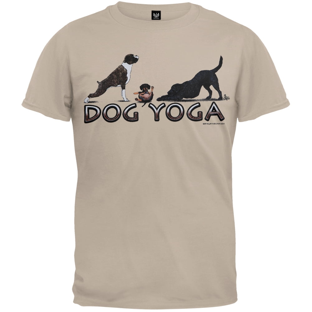 dog yoga t shirt