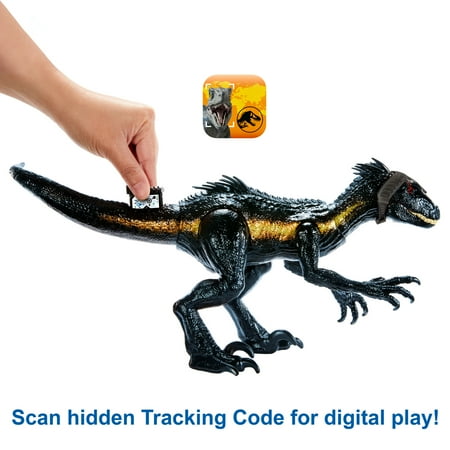 Jurassic World - Track 'N Attack Indoraptor Action Figure - Black