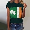thumbnail image 2 of Ruimatai Women's Casual St. Patrick's Day Graphic T-Shirt, Short Sleeve Crew Neck Comfortable Loose Fit Top for Everyday Wear, 2 of 7
