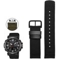 thumbnail image 3 of Correa de reloj de lona de nailon para hombre de la serie Casio PRG-600YB-3 PRG-650 PRW-6600 PRG-600YB, color verde militar, caqui y negro, correa de reloj personalizada de 24", 3 of 5