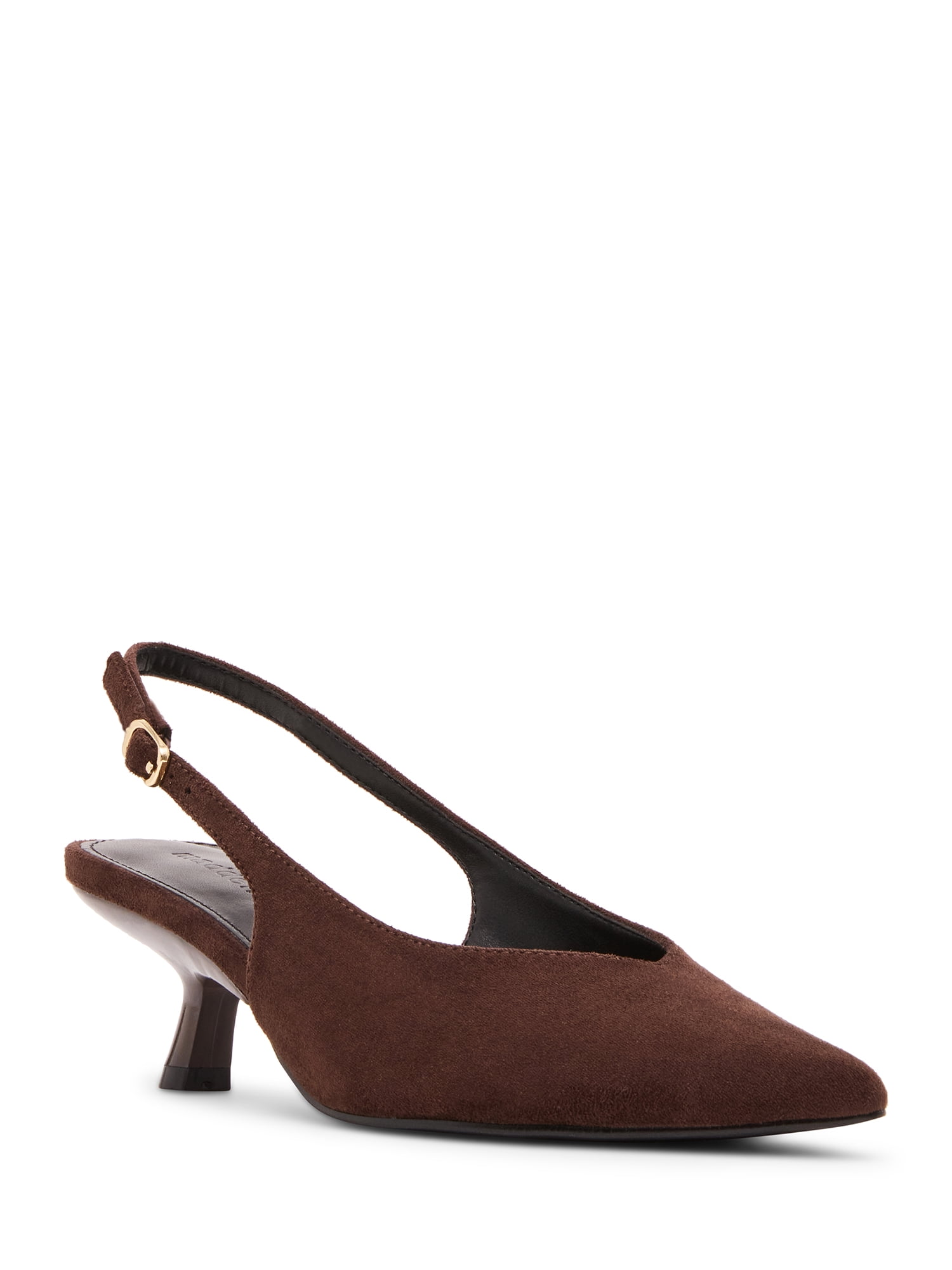 Madden Girl Women's Kittenn Slingback Kitten Heel