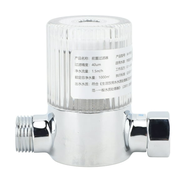 Sediment Filter, Pre Filtration System High Efficiency Reusable For Whole House