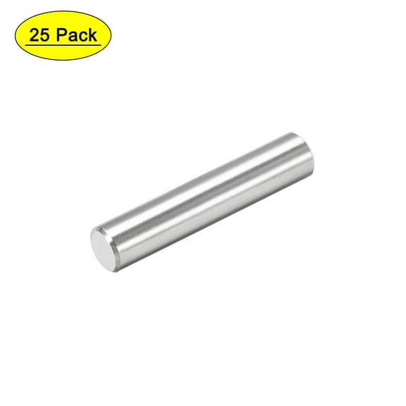Uxcell 6mm X 30mm 304 Stainless Steel Dowel Pin 25 Pack