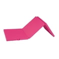 thumbnail image 2 of Tapis d'Exercice Pliant Coussin Épais Hommes Femmes Protection de Sol Gym pour Étirement Rouge Rose, 2 of 8