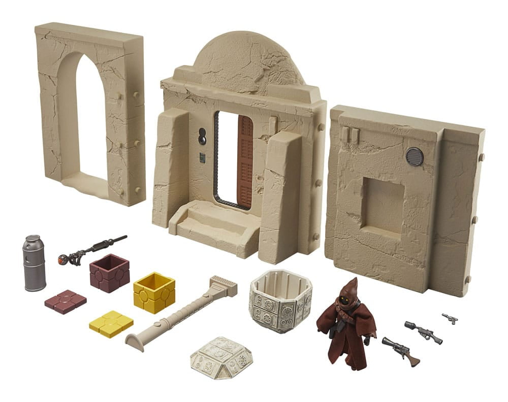 STAR WARS The Vintage Collection Streets of Mos Eisley, A New Hope 3.75 Inch Collectible Action Figure Playset
