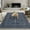 Dark Blue, variant on 2'x6' Runner Rug Boho Vintage Floral Rug Stain Resistant for Bedroom Dining Room,&nbsp;Low Pile Non Slip Soft Thin Carpet for Entryway Kitchen Playroom Brilliant Blue