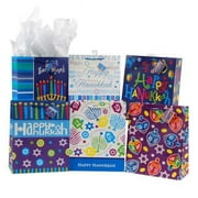 Eros F01-HK02L Hanukkah Large Gift Bag, 6 Designs Assorted - Pack of 120