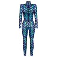 thumbnail image 2 of Combinaison Chaton Skinny Extensible Cosplay Animal Squelette 3d pour Femmes Halloween, 2 of 3