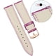 thumbnail image 3 of Correa de reloj de repuesto de cuero genuino multicolor resistente al agua para hombres y mujeres, gr-amaranth (14 mm) Feliz Sencillez, 3 of 5