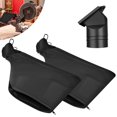 thumbnail image 1 of 2Pcs Dust Collection Bag for 225 Model Mitre Saws Black Dust Bag with Zipper Adjustable Dust Collector Bags  Anti-dust Cover Bag for Tank Belt Sander Edge Planer Diagonal Saw, 1 of 10