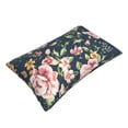 thumbnail image 3 of Bingfone Vintage Floral Standard Size Pillowcase, Long Staple Pure Cotton Envelope Closure Pillow Cover,16"X24", 3 of 9