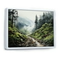 thumbnail image 2 of Designart "Olympic Greenery Forests of Olympic National Park I" Landscapes Floater Framed Wall Decor, 2 of 7
