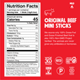 thumbnail image 3 of Chomplings Grass-Fed and Finished Original Beef Mini Jerky Snack Sticks, 4g of Protein (24 Count), 3 of 7