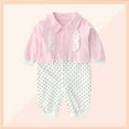 thumbnail image 6 of Elainilye Fashion Newborn Clothes for Girls Boys Gentleman Style Romper British Indoor and Outdoor Jumpsuit, Sizes 0-12 Months, 6 of 7