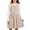 Khaki, variant on hotojiny Girls Solid Sleeveless Jumper Dress Button Decorative Pinafore Dress Kids Casual A-Line Tank Dress Back-to-School(Purple,13-14 Years)