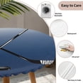 thumbnail image 3 of Navy Blue Ombre Round Tablecloth for 55-60 Inch Tables,Fitted Table Cover with Elastic Edge,Black Hockey Sticks Minimalist Style Waterproof Outdoor Table Cloth Protector for Patio Garden Dinner, 3 of 9