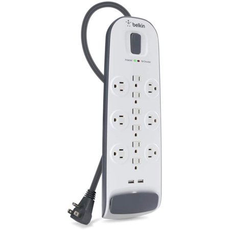 surge protector belkin outlet advanced charging ports cord usb feet