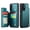 Green, variant on For Samsung Galaxy A17 Case with Card Holder, Wallet Case for Women Men with RFID Blocking, Durable Leather Kickstand Magnetic Clasp Shockproof Phone Case for Samsung Galaxy A17