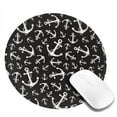 thumbnail image 2 of Disketp Anchor Small Mouse Pad 7.9x7.9 Inches,Washable Round Mousepad For Office Laptop Computer,Non-Slip Rubber Base Mouse Pads For Wireless Mouse, 2 of 9