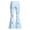 A-Light Blue240, variant on JAJAHO Girls Flare Leggings Slim Fit Bell Bottoms Stretchy School Uniform Pants, Sizes 5-16Y