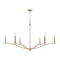 6 Light Chandelier-29.25 Inches Tall And 57 Inches Wide-Matte Brass Finish Capital Lighting 450661Ma