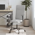 thumbnail image 4 of vidaXL Office Chair Rolling Office Computer Desk Chair with Armrest Fabric, 4 of 15