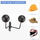 thumbnail image 5 of Titular De Almacenamiento Soporte de aluminio para almacenamiento de sombreros, soporte para casco de pared perforado (bola doble) Ndcxsfigh Libre de BPA, 5 of 8