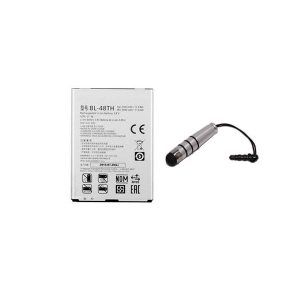 New Generic World Star Replacement Battery Bl 48th 3140mah 3 8v For Lg Optimus G Pro E940 Optimus G Pro E977 Optimus G E980 F 240k F 240s With Ministylus And 2 Year Limited Warranty New Generic World Star Replacement Battery Bl 48th 3140mah 3 8v For Lg Optimus G Pro E940 Optimus G Pro E977 Optimus G E980 F 240k F 240s With Ministylus And 2 Year Limited Warranty