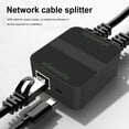 thumbnail image 2 of Peggybuy Internet Network Cable Extender 1 To 2 RJ45 Connector Coupler for Desktop TV Box, 2 of 9