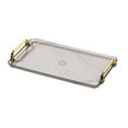 thumbnail image 1 of veasfak Serving Tray Rectangular Bathroom Organizer for Restaurant Hotel Living Room L, 1 of 9