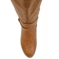 thumbnail image 5 of Journee Womens Ivie Stacked Heel Riding Boots, 5 of 10