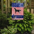 thumbnail image 2 of Carolines Treasures BB3308GF USA Patriotic Black Labrador Retriever Flag Garden Size  Small multicolor, 2 of 3
