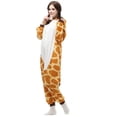 thumbnail image 3 of Unisexe Adulte Pyjama Pyjama Costume Costume Costume Costume Animal Costumes, Girafe-L, 3 of 6