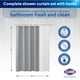 thumbnail image 2 of Juego de cortinas de ducha CLOROX para baño, impermeables, con forro, 70 x 72 pulgadas, 2 of 8