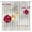 Red Gold White, variant on Christmas Ball Shower Curtain Purple Xmas Balls Ribbon Snowflake Fantasy Merry Christmas Winter Holiday Dreamy Xmas Ball Decor Fabric Bath Curtain with Hook