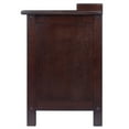 thumbnail image 4 of Adriana 4pc Storage bench with baskets in walnut, 4 of 9