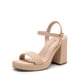 thumbnail image 1 of Sandalia DREAM PAIRS GISELLE Tacón Chunky de Bloque 11 cm Nude, 1 of 6